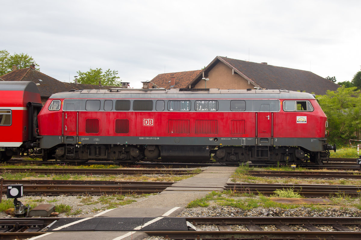 218 431-5 in Lindau, 10.5.18.