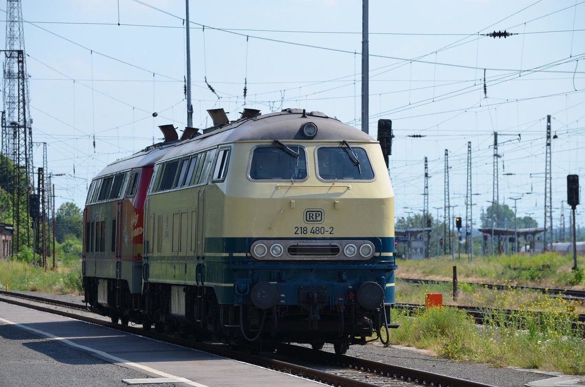 218 480-2 der Railsystems RP GmbH in Großkorbetha 02.06.2017