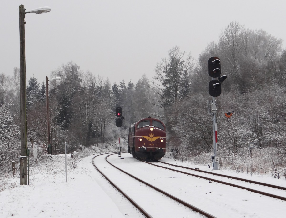 227 004 fuhr am 26.01.14 von Magdeburg nach Plattling, hier zusehen in Pöllwitz.