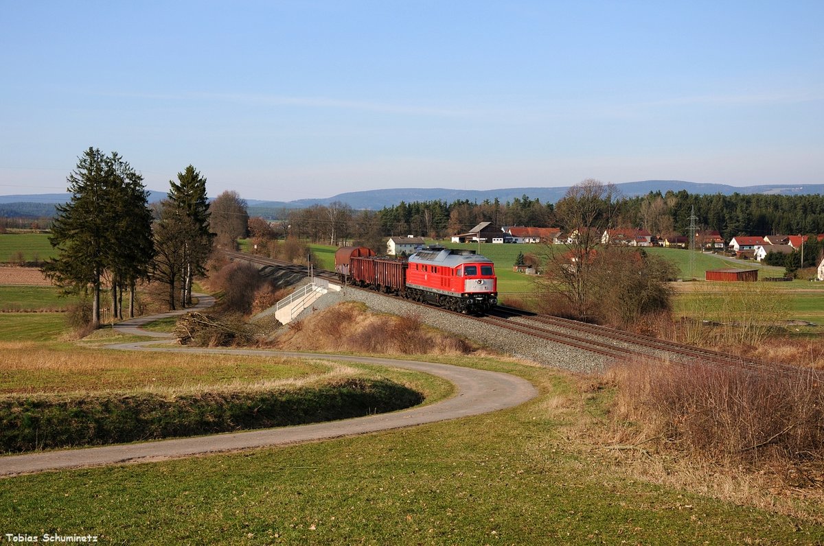 232 201 (92 80 1232 201-4 D-DB) mit EZ45368 am 25.03.2017 bei Ramlesreuth