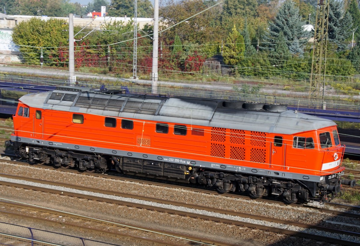 232 255-0 in Leipzig-Engelsdorf am 04.10.2014