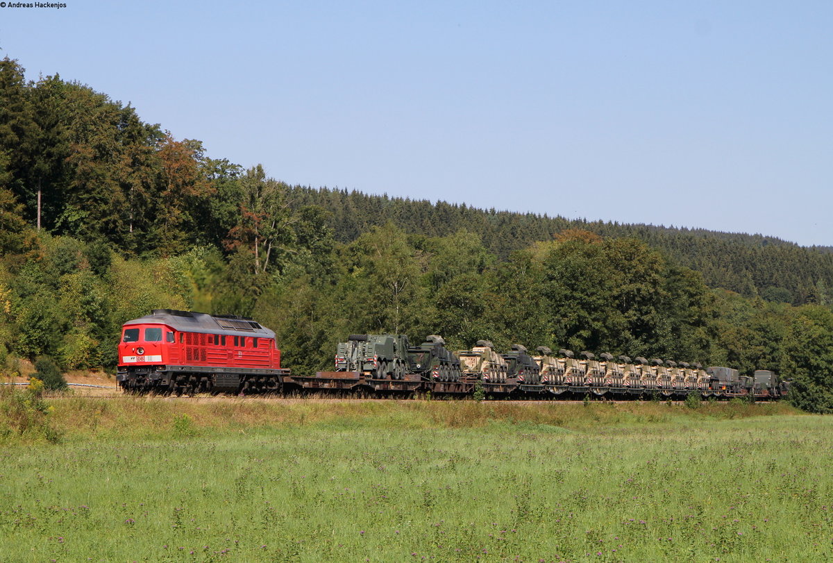 232 262-6 mit dem M62575 (Kornwestheim Rbf-Immendingen) bei Möhringen 9.8.18