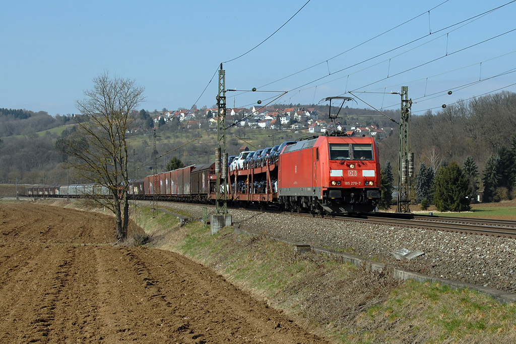 24.03.2018 Streckenabschnitt Uhingen 185 279-7