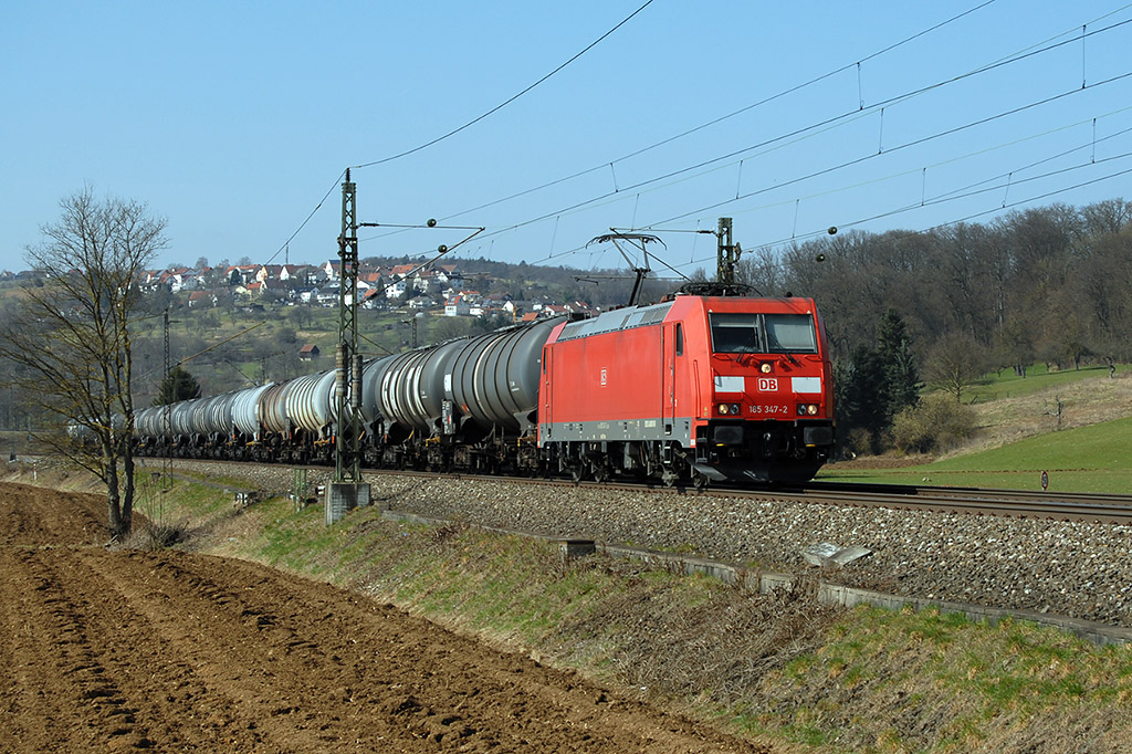 24.03.2018 Streckenabschnitt Uhingen 185 347-2