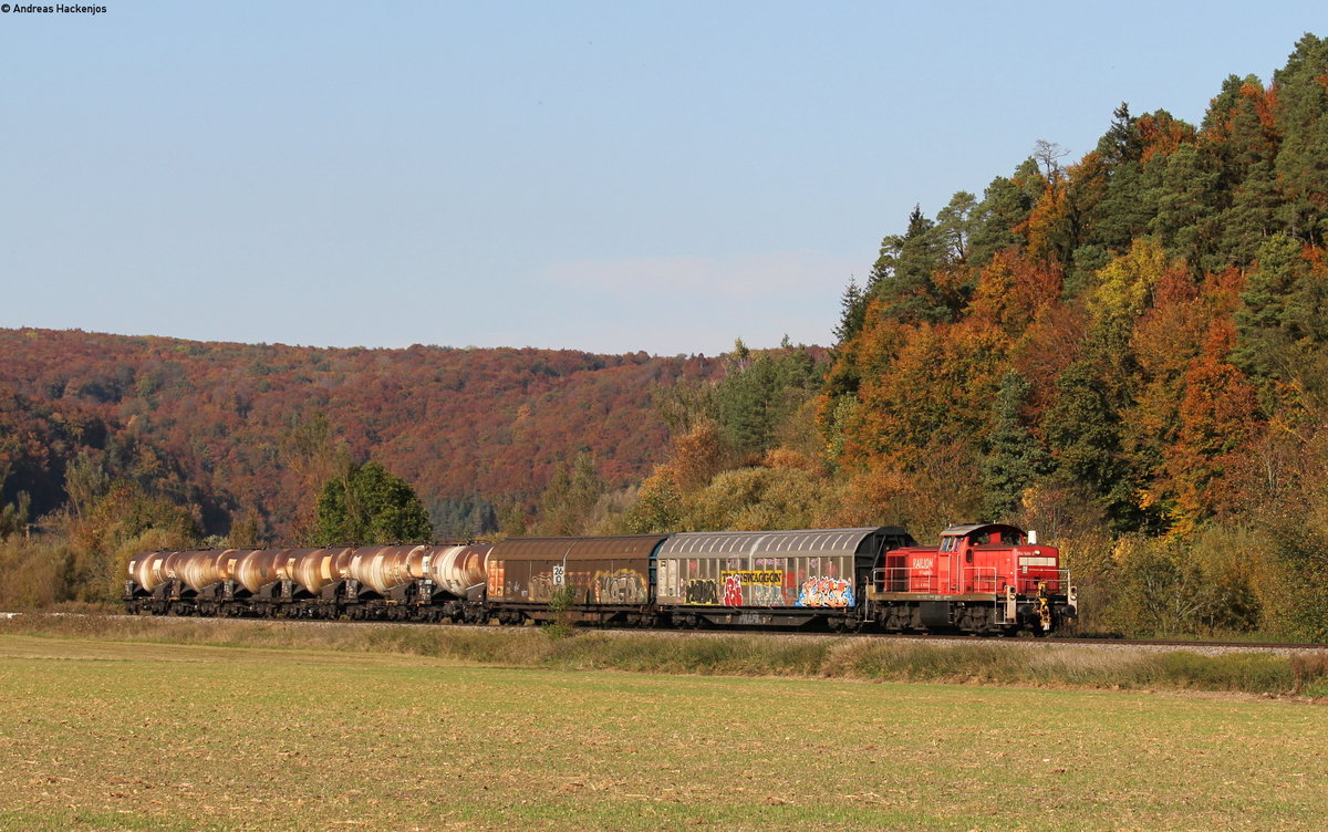 294 588-9 mit dem EK 55471 (Ulm Rbf-Ehingen(Donau)) bei Schmiechen 16.10.18