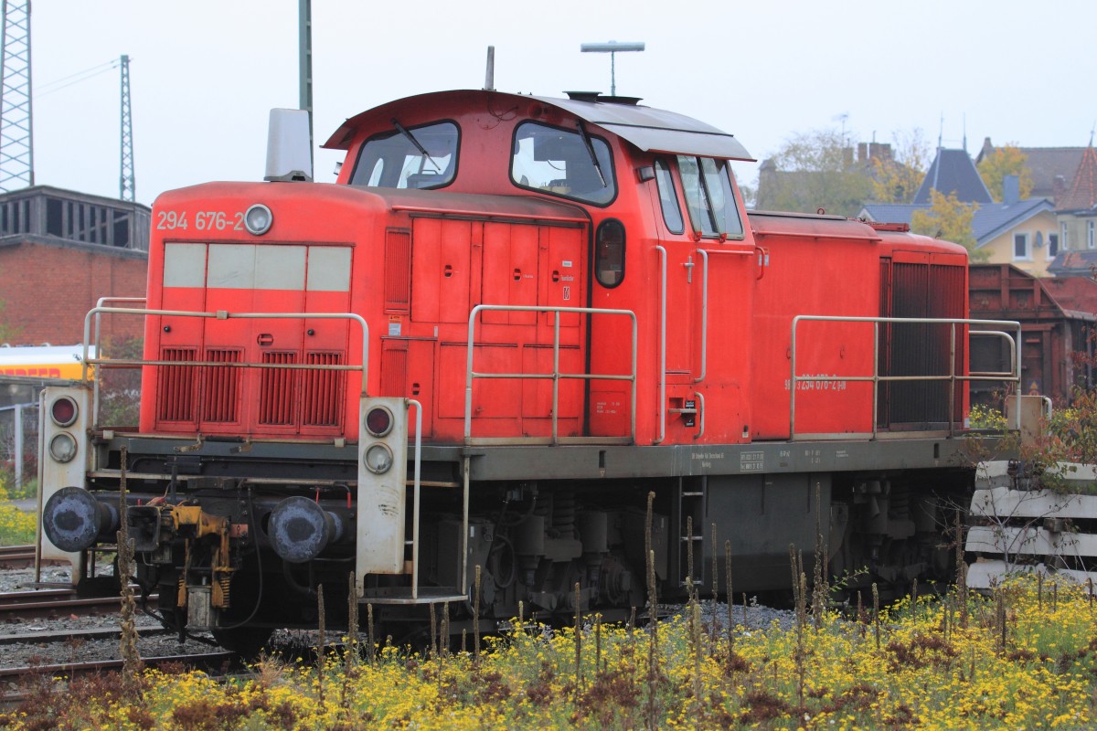 294 676-2 DB Schenker in Lichtenfels am 21.10.2015.