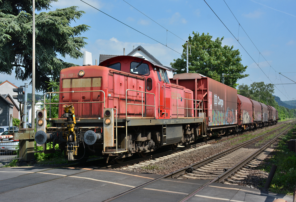 294 807-3 gem. Güterzug durch Bonn-Beuel - 09.06.2016