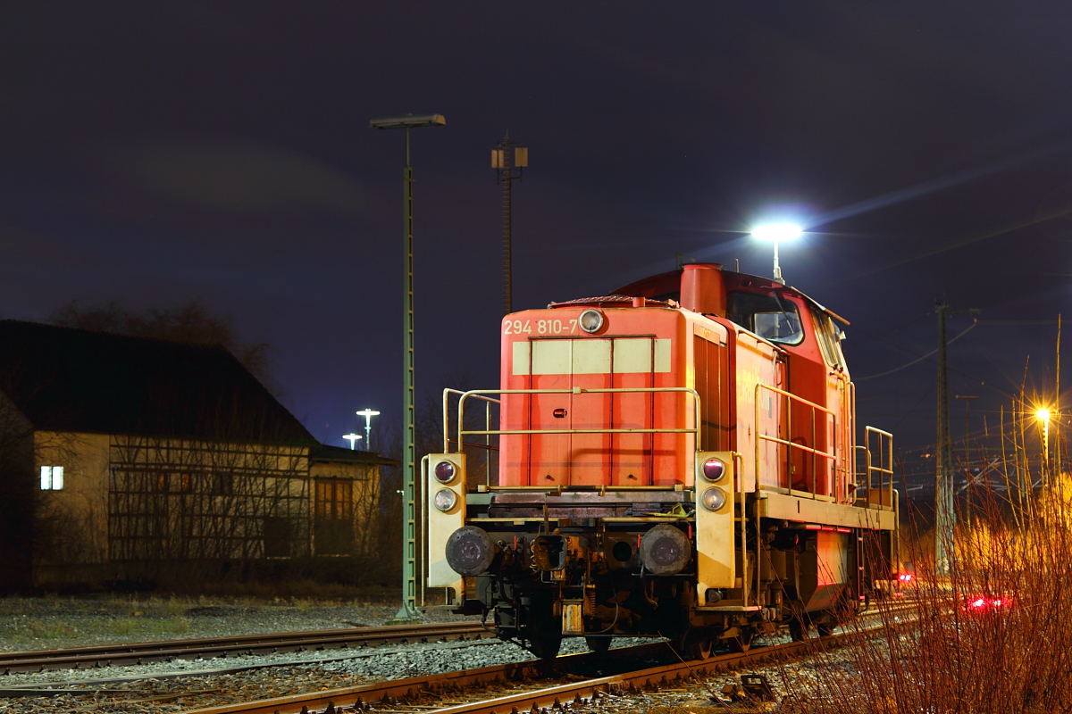 294 810-7 DB Cargo in Lichtenfels am 02.01.2018.