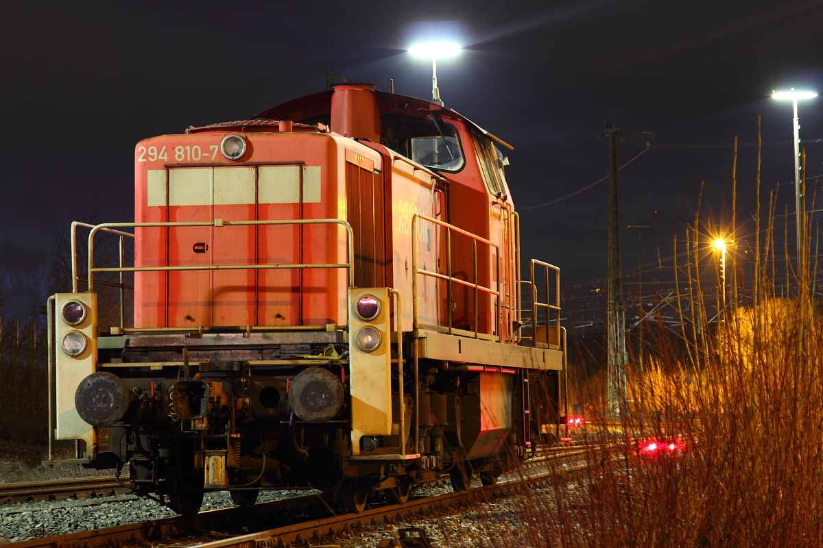 294 810-7 DB Cargo in Lichtenfels am 02.01.2018.