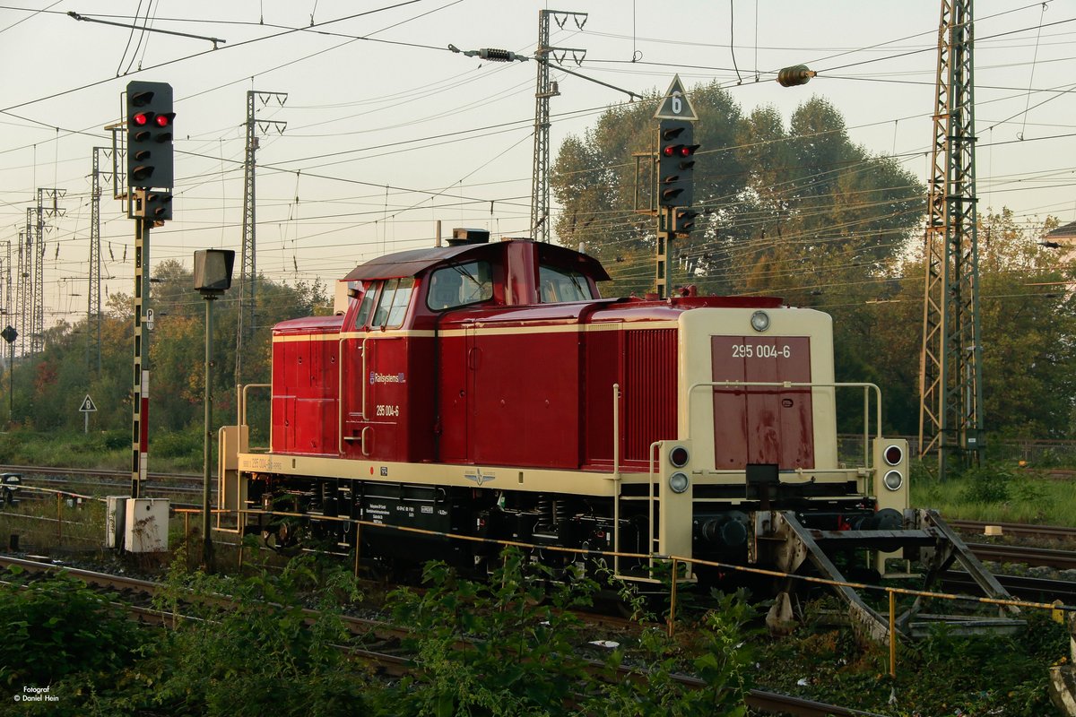 295 004-6  Railsystems  abgestellt in Hamm (Westfalen) am 14.10.2017.