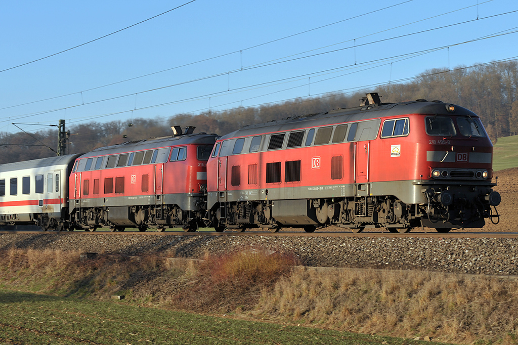 31.12.2016  Streckenabschnitt Uhingen 218 481-0