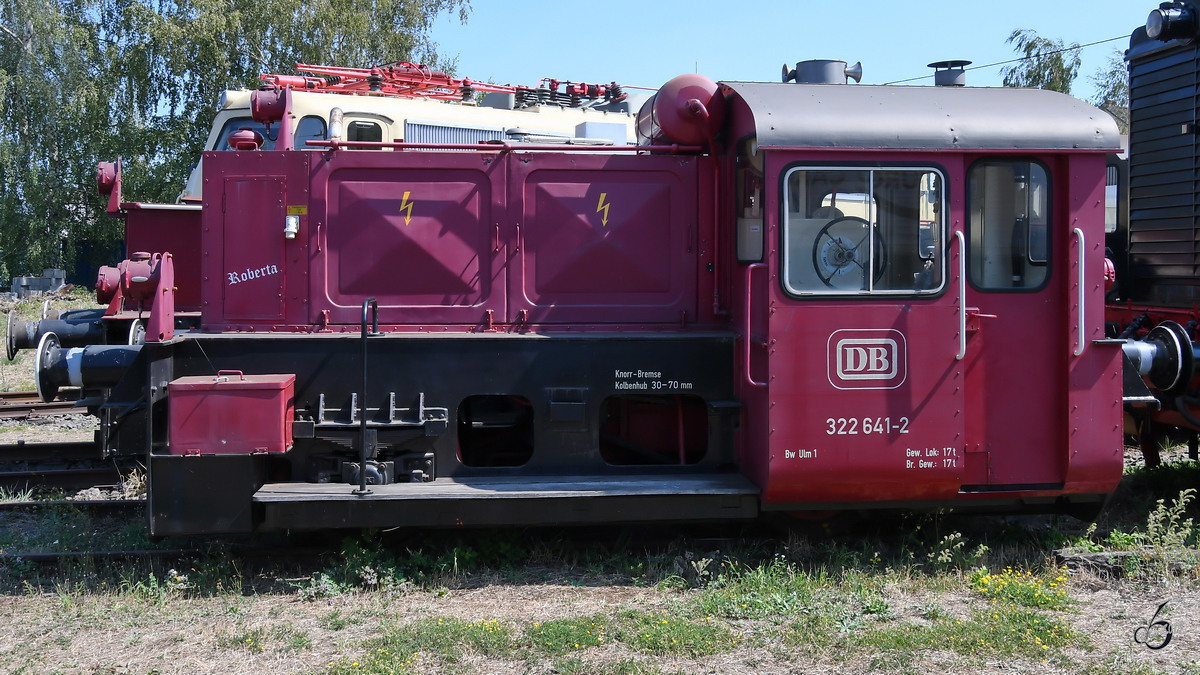 322 641-2  Roberta  im August 2018 im Eisenbahnmuseum Koblenz. 