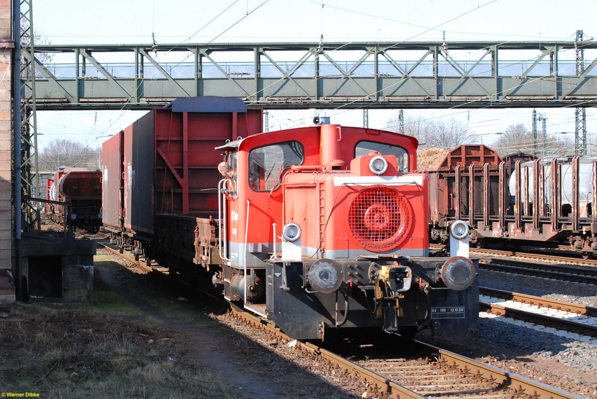335 224 versieht ihren Dienst im Rbf. Mainz-Bischofsheim - 06.03.2012