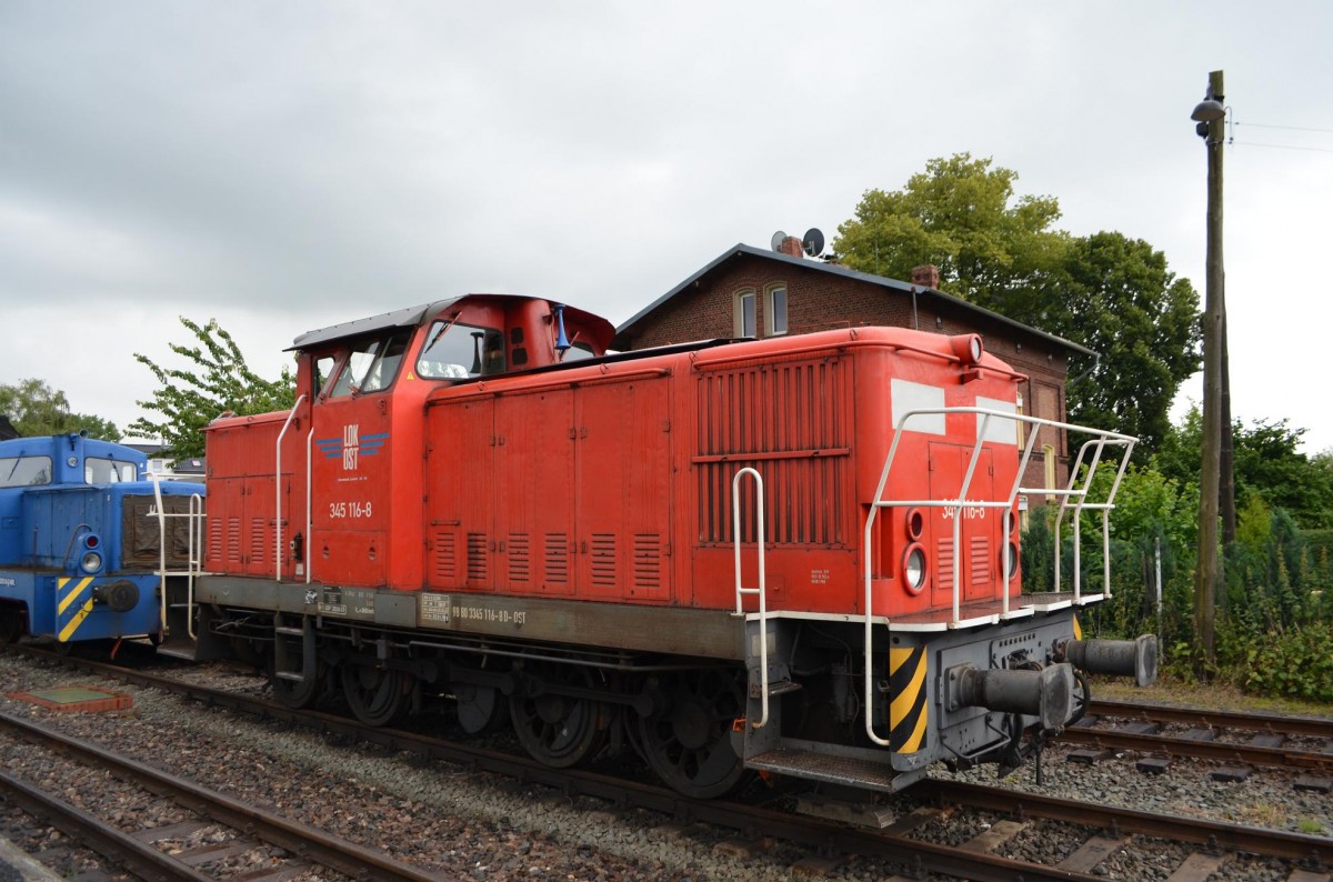 345 116-8 von OSTLOK in Klostermansfeld 29.06.2014