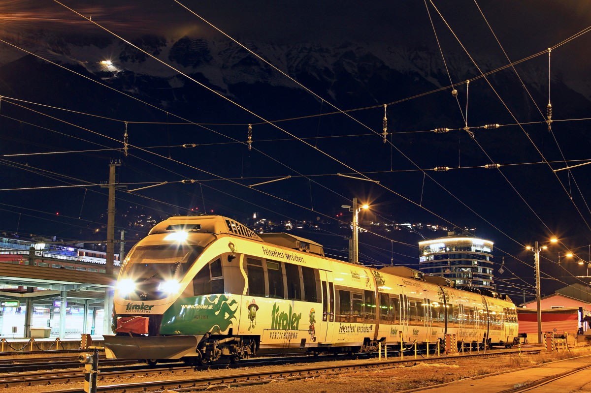 4024 088 abgestellt in Innsbruck Hbf. 02.01.2014