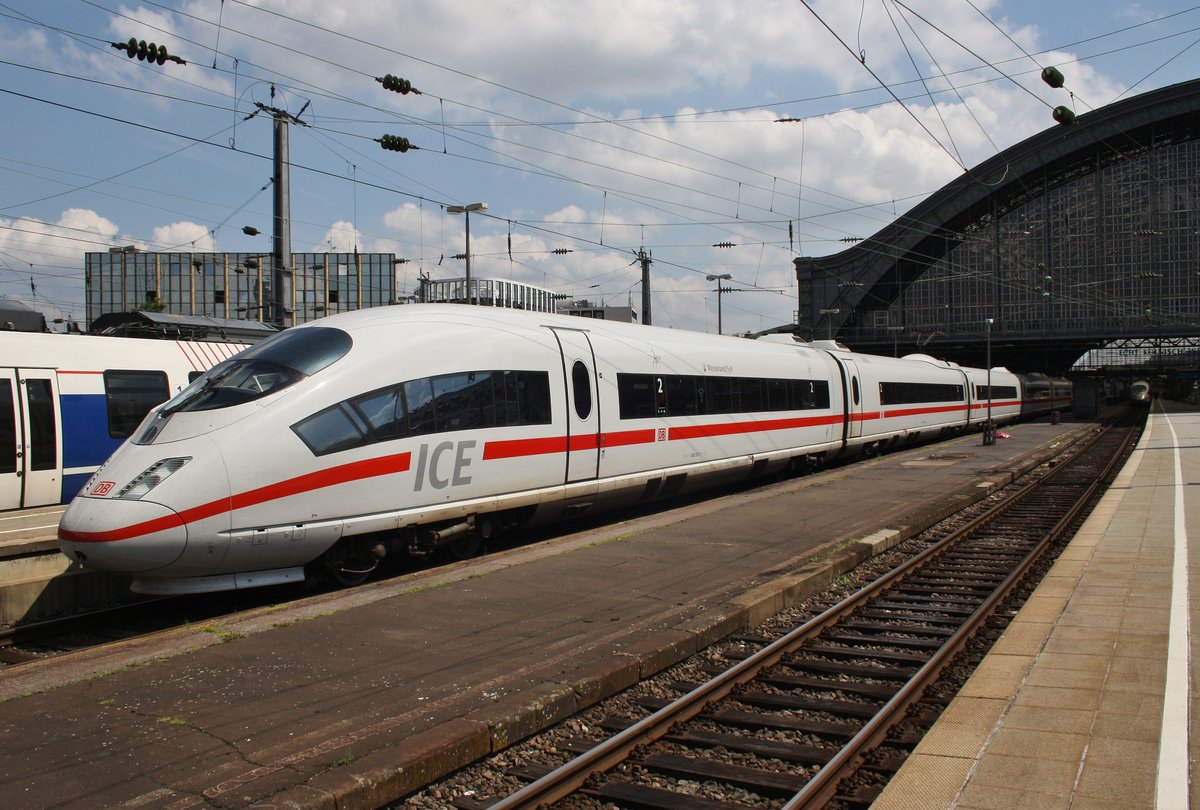 403 531-7  Westerland/Sylt  steht am 4.7.2017 als ICE109 von Dortmund Hauptbahnhof nach Basel SBB im Kölner Hauptbahnhof.