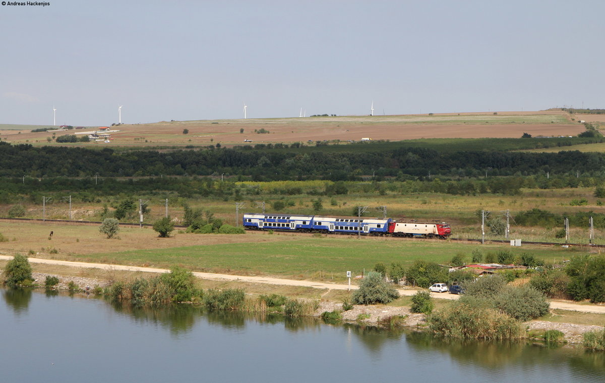 41 0731-4 mit dem R 8221 (Buzau-Constanta) bei Medgidia 31.8.17