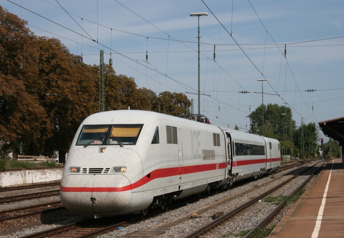 410 101 als ST 94007 (Haltingen–Mllheim) am 18.09.2012 in Mllheim (Baden)