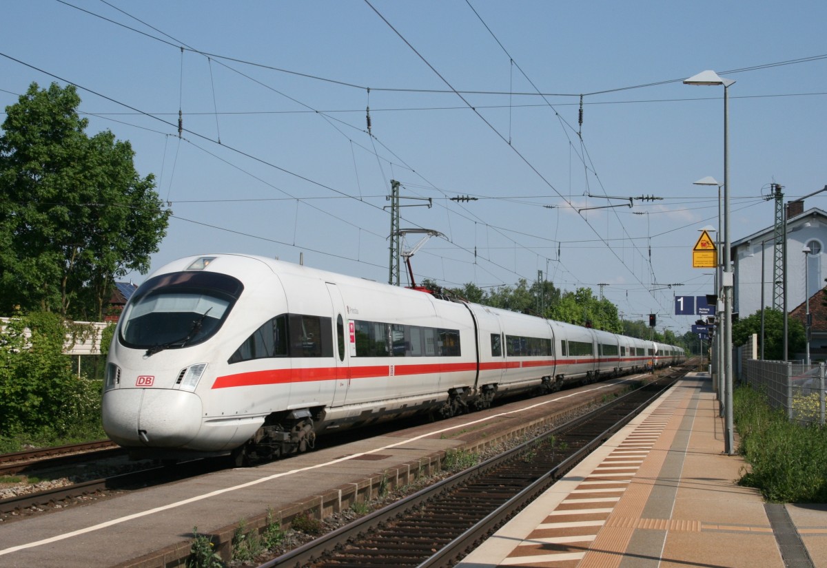 411 070 als ICE 90 (Wien Westbahnhof–Hamburg-Altona) am 19.05.2014 in Snching