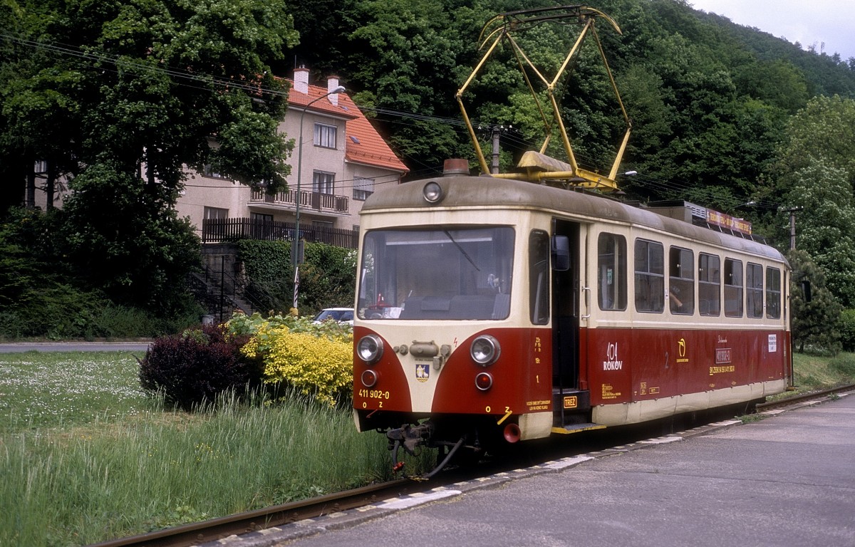 Die elektrische Schmalspurbahn von Trencianska Tepla nach Trencianske