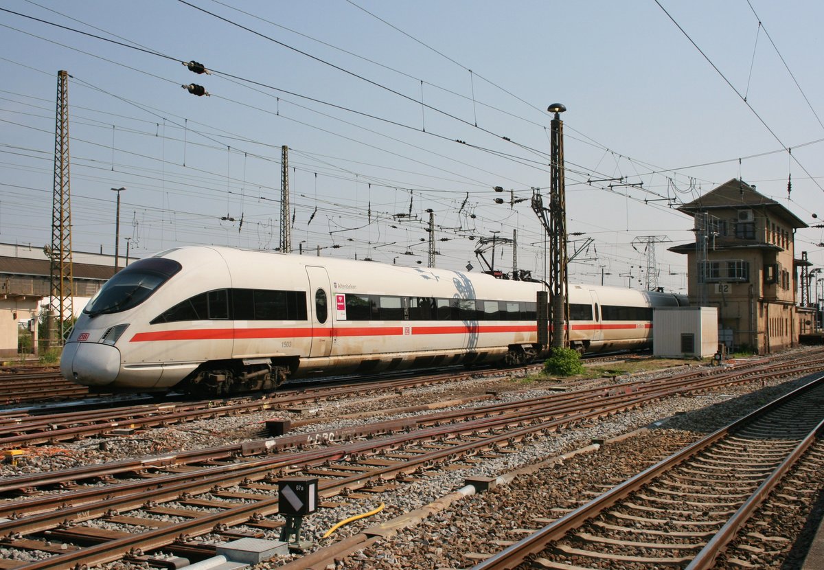 415 003 als ICE 1548 (Dresden Hbf–Frankfurt Flughafen) am 11.08.2015 in Riesa