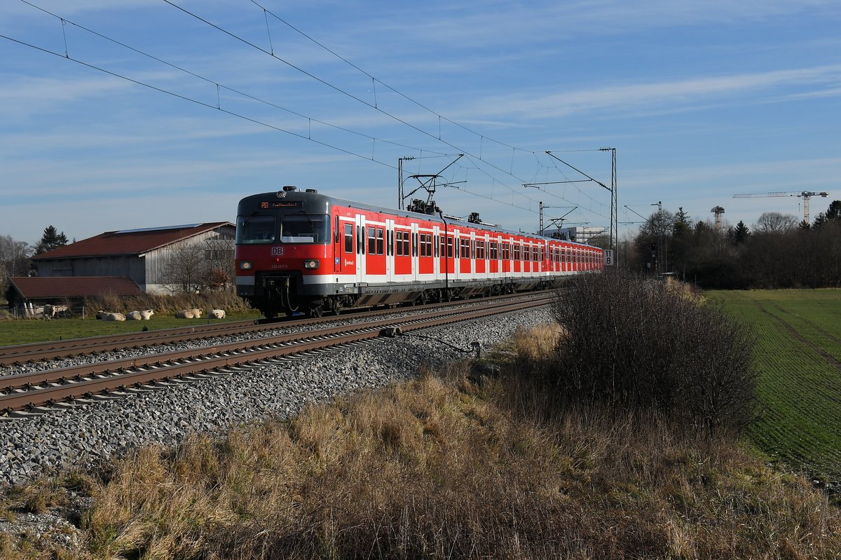 420 467 & 456 am 06.01.18 bei München-Aubing