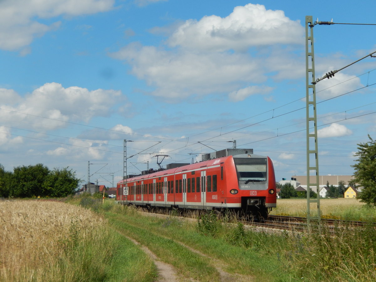 425 318 in Graben-Neudorf am 1.Juli 2016