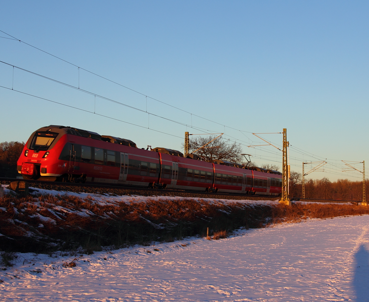 442 273 DB Regio bei Oberlangenstadt am 20.01.2017