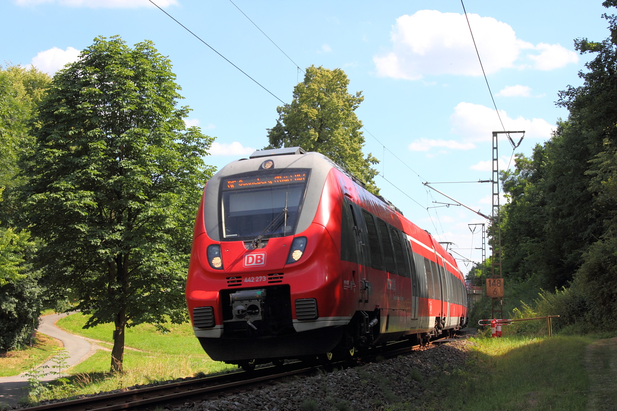 442 273 DB Regio in Schney am 19.07.2016