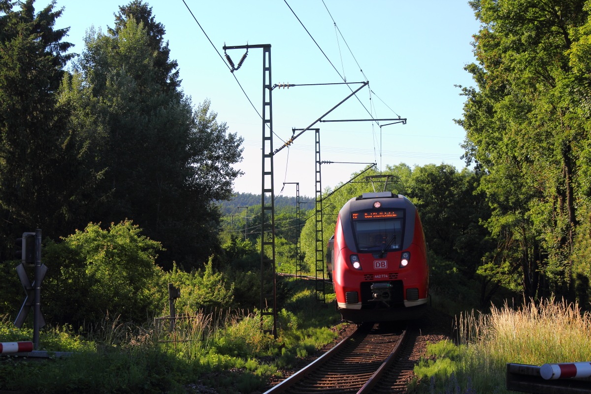 442 772 DB Regio in Schney am 23.06.2016.