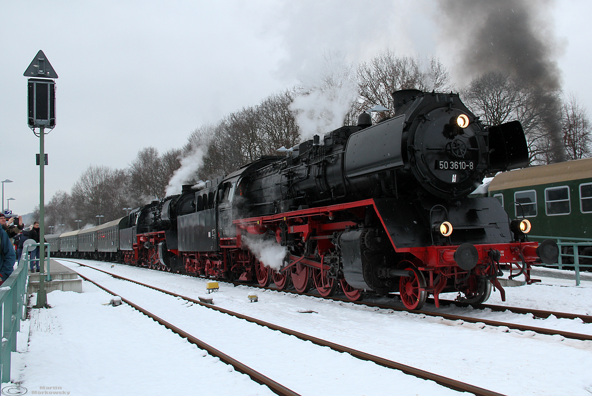 50 3610 + 50 3648 in Schwarzenberg am 15.12.2018