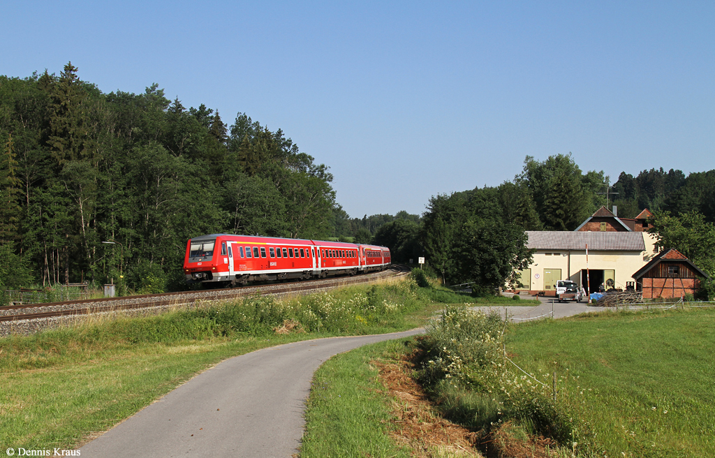 611 020 + 024 + 016 als IRE 3352 am 11.07.2015 bei Magenhaus