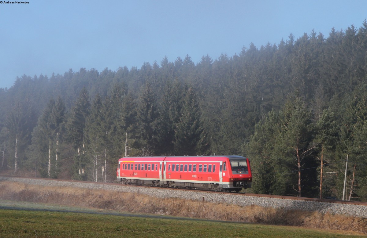 611 020-9 als RE 22304 (Neustadt(Schwarzw)-Rottweil) bei Rötenbach 3.12.15