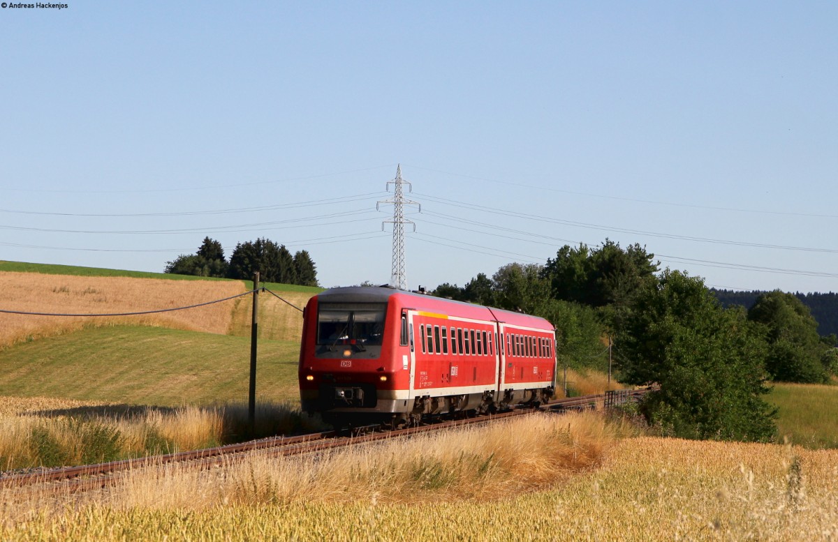 611 029-9 als RE 22305 (Villingen(Schwarzw)-Neustadt(Schwarzw)) bei Bachheim 21.7.15