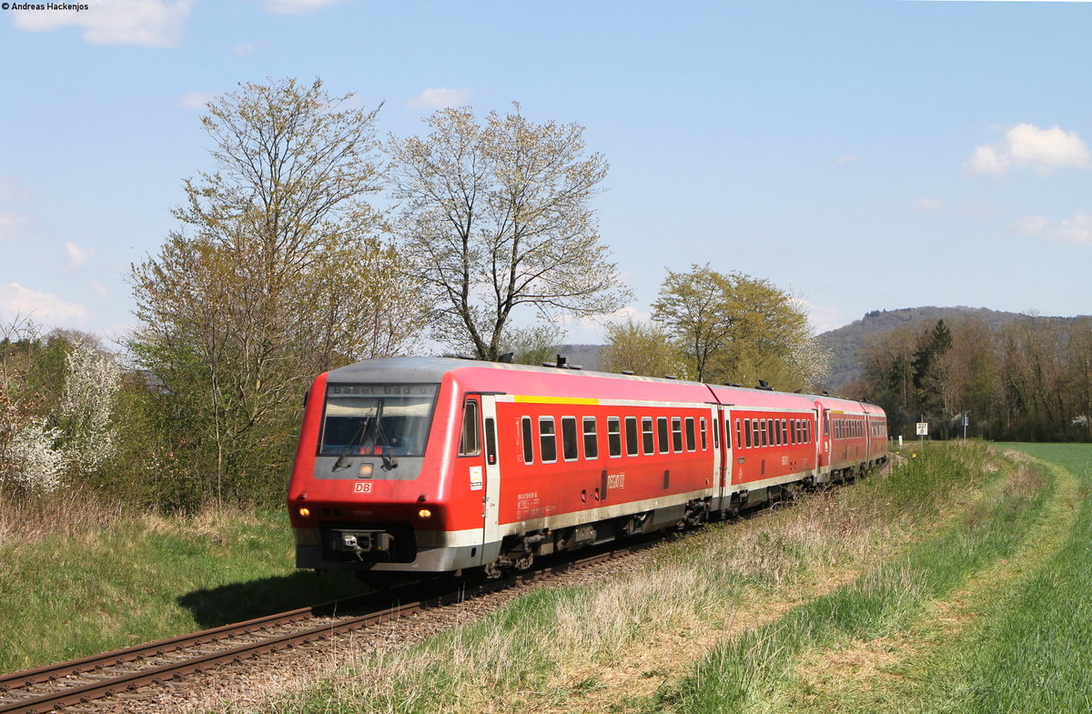 611 038-1 und 611 024-1 als IRE 3046 (Ulm Hbf-Basel Bad Bf) bei Lauchringen 17.4.18