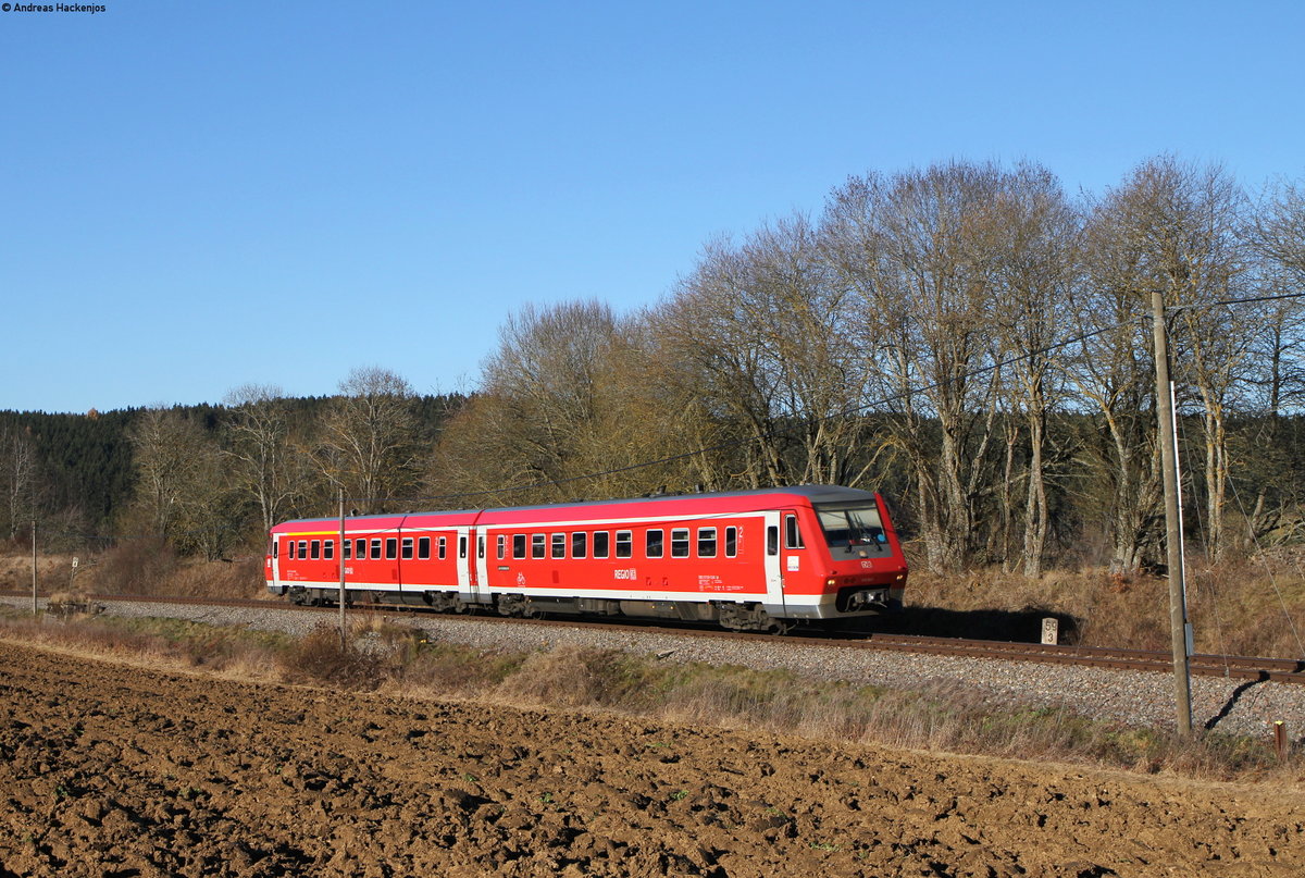 611 045-6 als RE 22311 (Rottweil-Neustadt(Schwarzw)) bei Unadingen 28.11.16