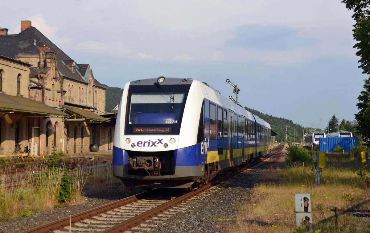 622 215 verlässt am Morgen des 03.07.15 Goslar um nach Braunschweig aufzubrechen.
