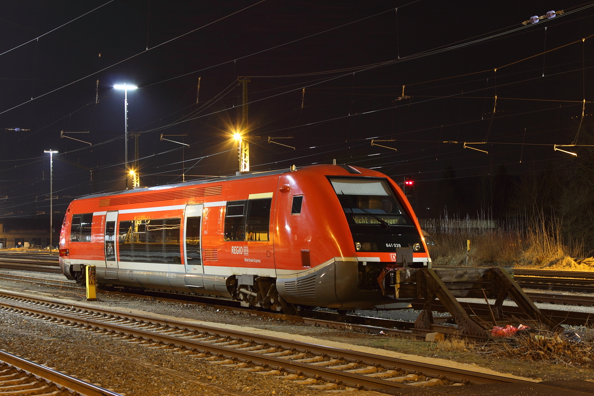 641 039 DB Regio in Lichtenfels am 17.03.2017.
