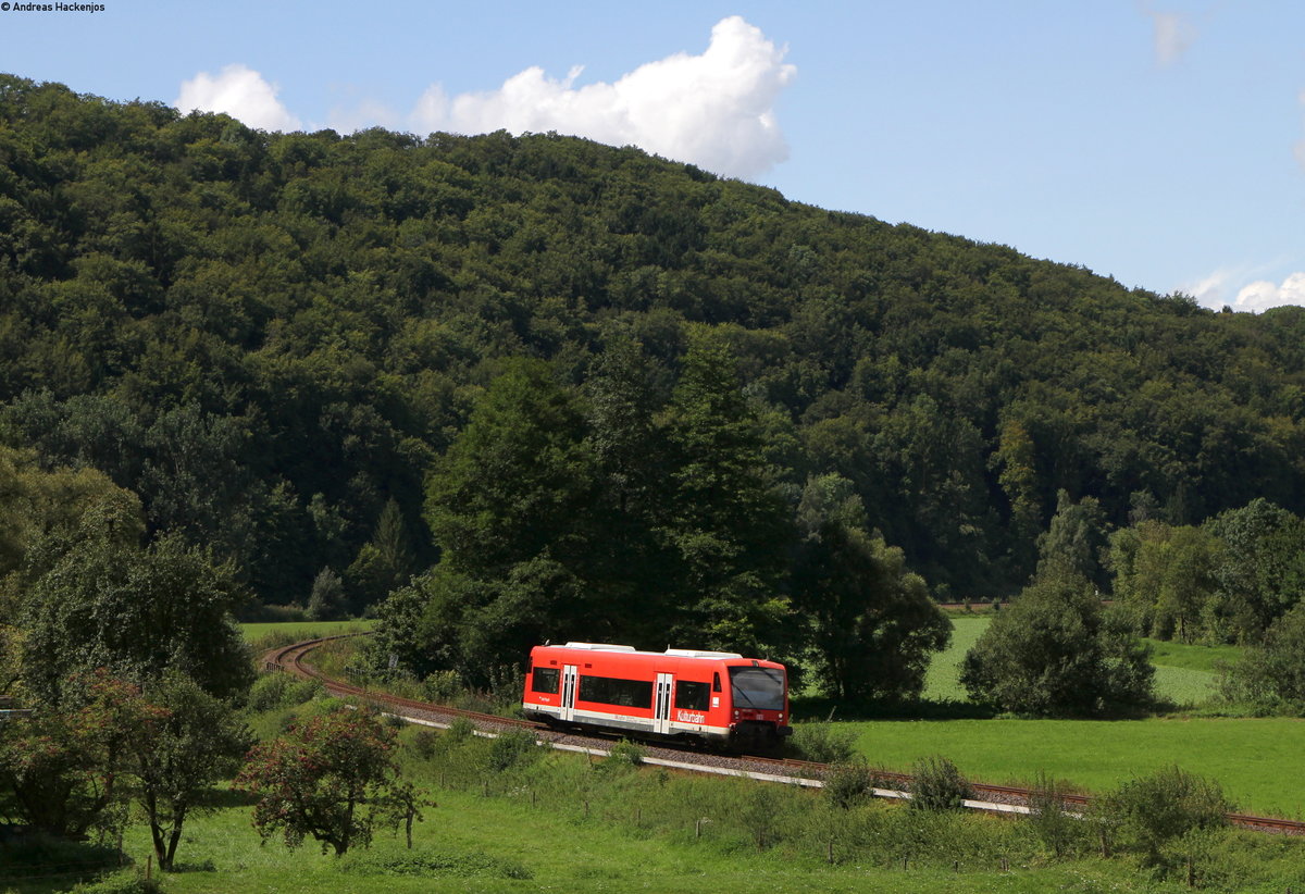 650 306-3 als RB 22412 (Horb-Tübingen Hbf) bei Mühlen 19.8.17