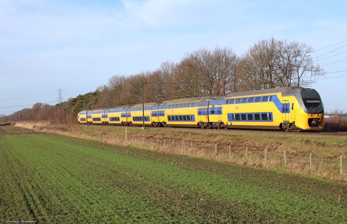 8726 Nederlandse Spoorwegen als IC 3537 Eindhoven-Venlo bei Horst aan de Maas am 09.01.2019