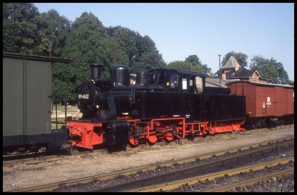 994652 am 9.9.1995 im Schmalspur BW Putbus auf Rügen.