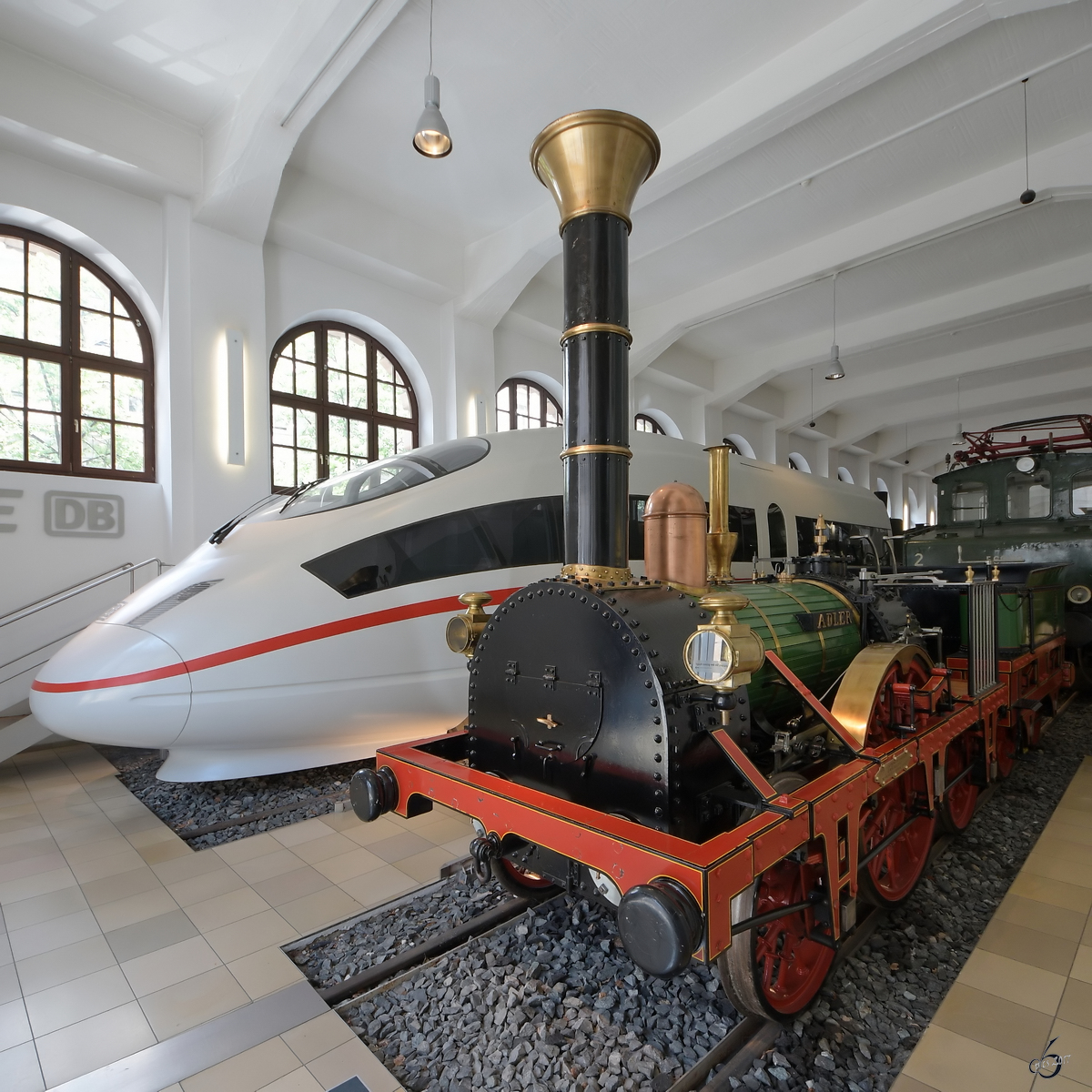 Adler und ICE - Beginn und Gegenwart der Deutschen Eisenbahn. (Verkehrsmuseum Nürnberg, Mai 2017)