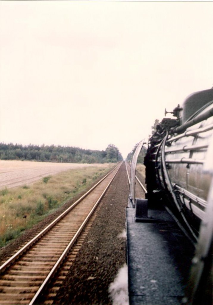 Am 4. August 1976 bretterte die 01 2204 mit Höchstgeschwindigkeit von Berlin nach Dresden.