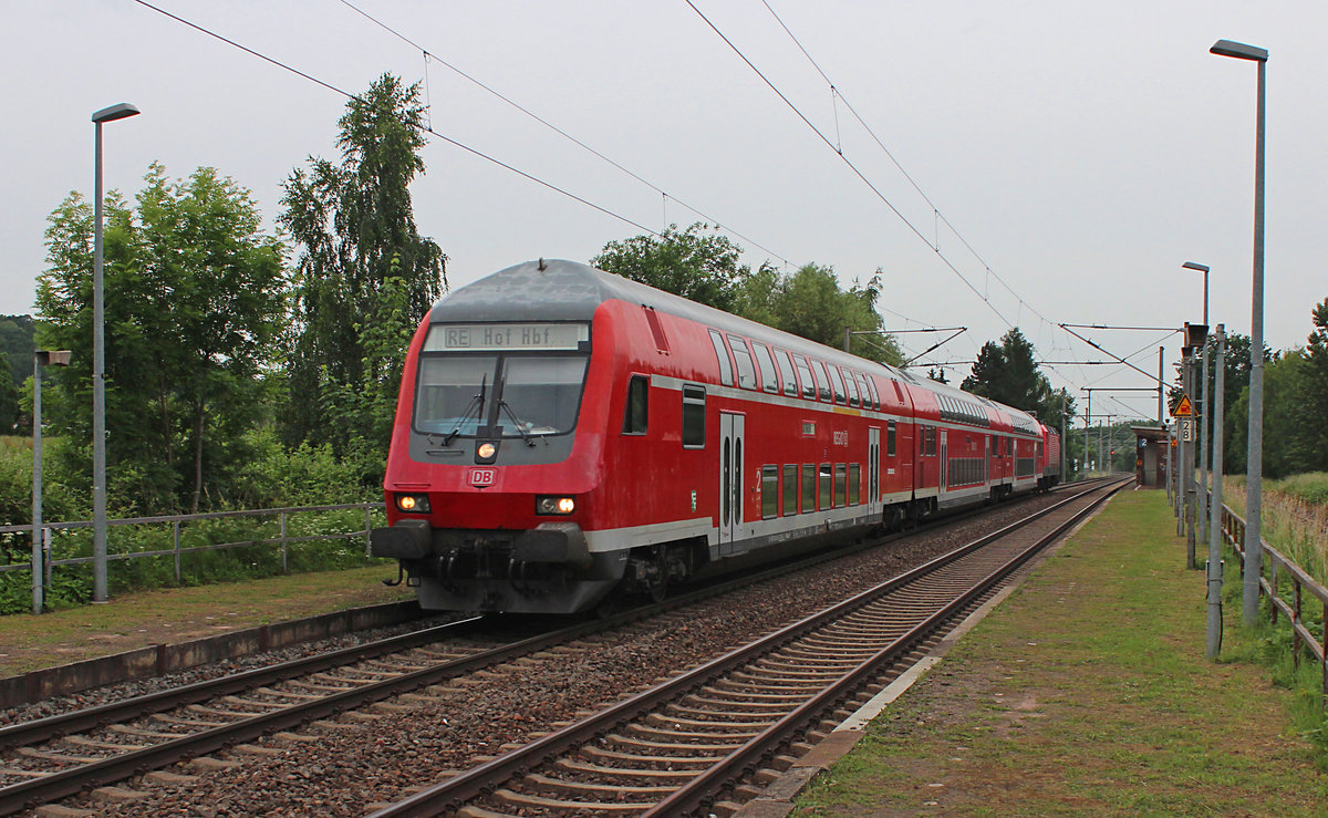An dem Wochenende vom 11.06 zum 12.06 war der  kleine Fahrplanwechsel  bei der Bahn. Dies war gleichzeitig der letzte Einsatztag der DB Regio Südost auf der Franken-Sachsen-Magistrale von Dresden nach Hof. Dies ist gleichzeitig der letzte Einsatztag der BR 143 in Großteilen von Sachsen, nur noch bei dr S-Bahn in Dresden wird man Sie sehen können. Ab dem 12.06.2016 bedient die Leistungen des RE 3 (Dresden Hbf - Hof Hbf) und RB30 (Dresden Hbf - Zwickau (Sachs) Hbf) die Transdev Tochter MRB. Außerdem wurde die RB45 (Chemnitz Hbf - Riesa/Elsterwerda) ebenfalls an die MRB verloren.

Am 11.06.2016 durchfährt der RE 4782 (Dresden Hbf - Hof Hbf) den Haltepunkt Oberrothenbach. Schublok ist die 143 829-0