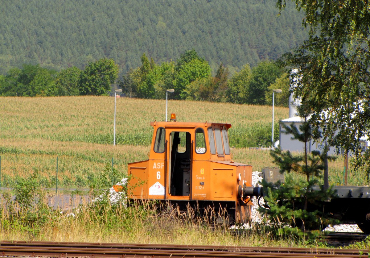 ASF 6 vom Stahlwerk Thüringen am 15.08.2012 in Könitz (Thür).