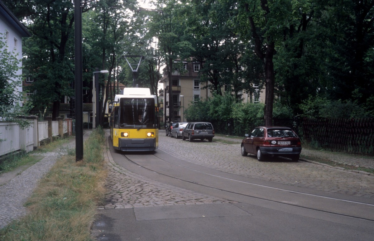 Berlin BVG SL 62 (GT6) Köpenick, Ekhofstrasse im Juli 2005.