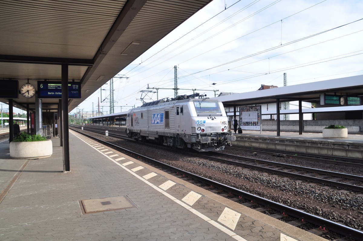 Bf. Fulda am 21.05.2014 aufgenommen bei warten auf verspäteten ICE 596 nach Berlin