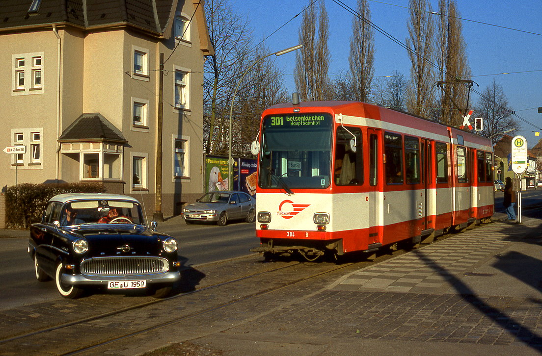 Bogestra 304, Gelsenkirchen Horster Straße, 21.12.1996.
