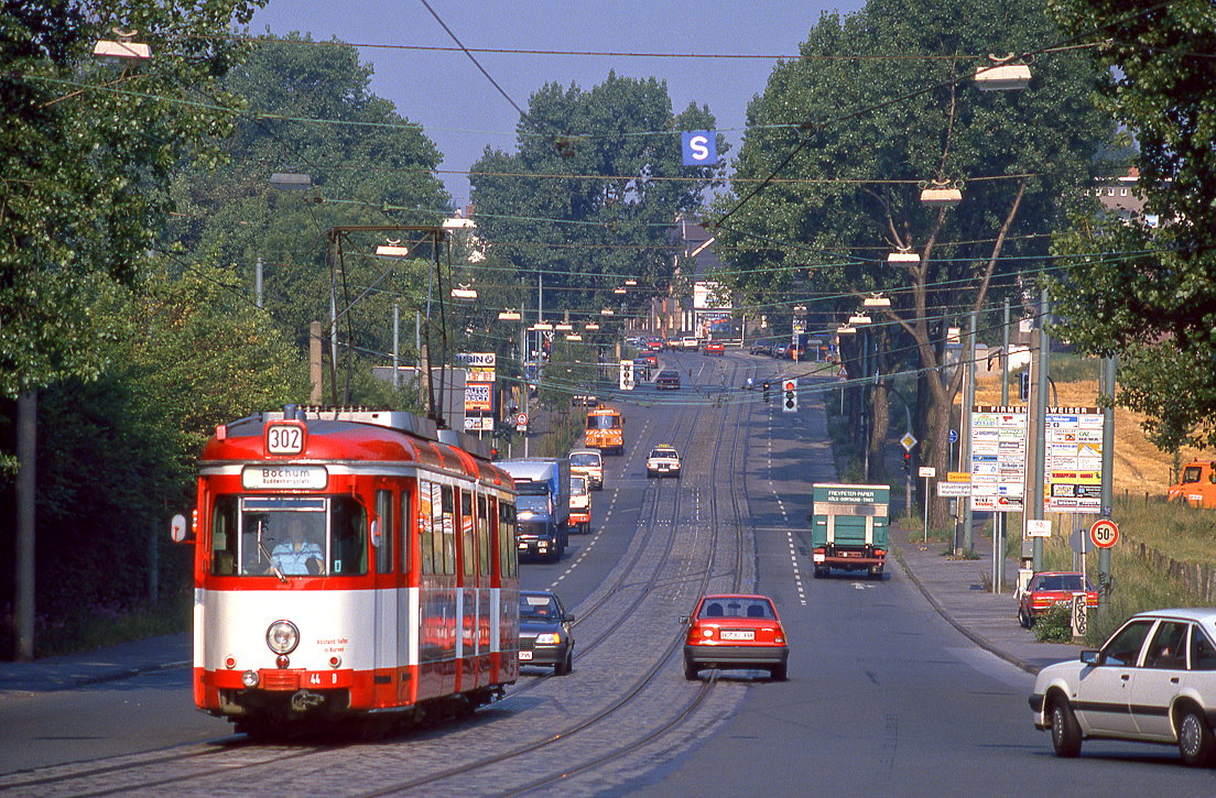 Bogestra 44, Bochum Stahlhausen, 06.07.1989.
