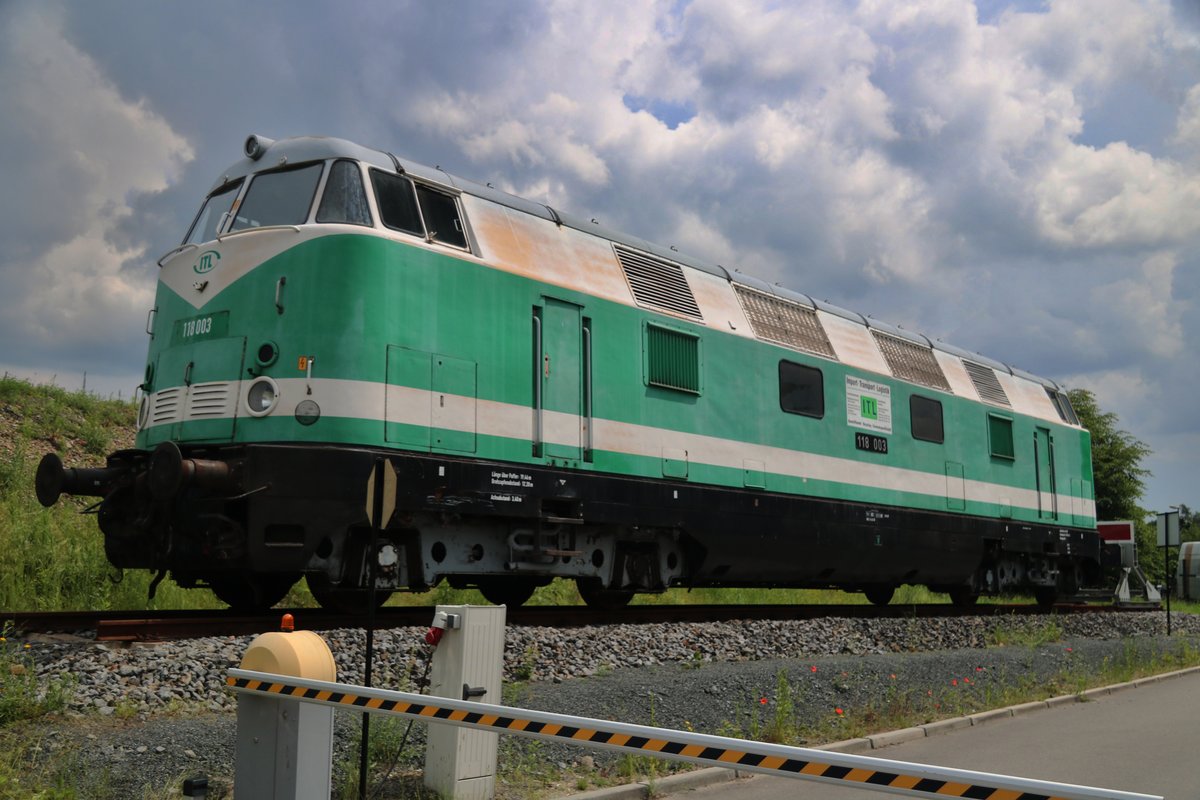 BR 118  ITL  in Pirna (4.6.2016)